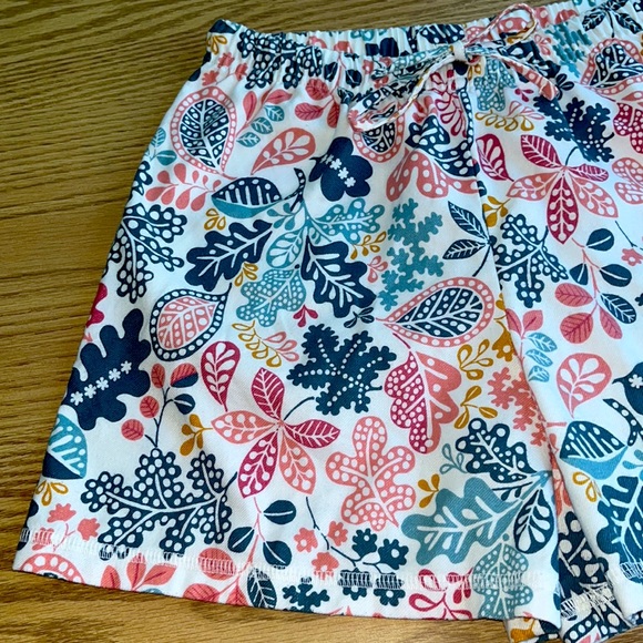 Garnet Hill Organic Pima Cotton Flannel Sleep Boxers Leaf Print - Picture 2 of 10